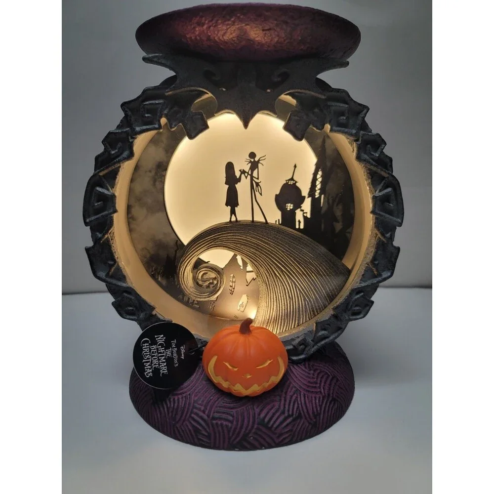 NWT Bath  Body Works Nightmare Before Christmas Spiral Hill Candle Holder +Bonus